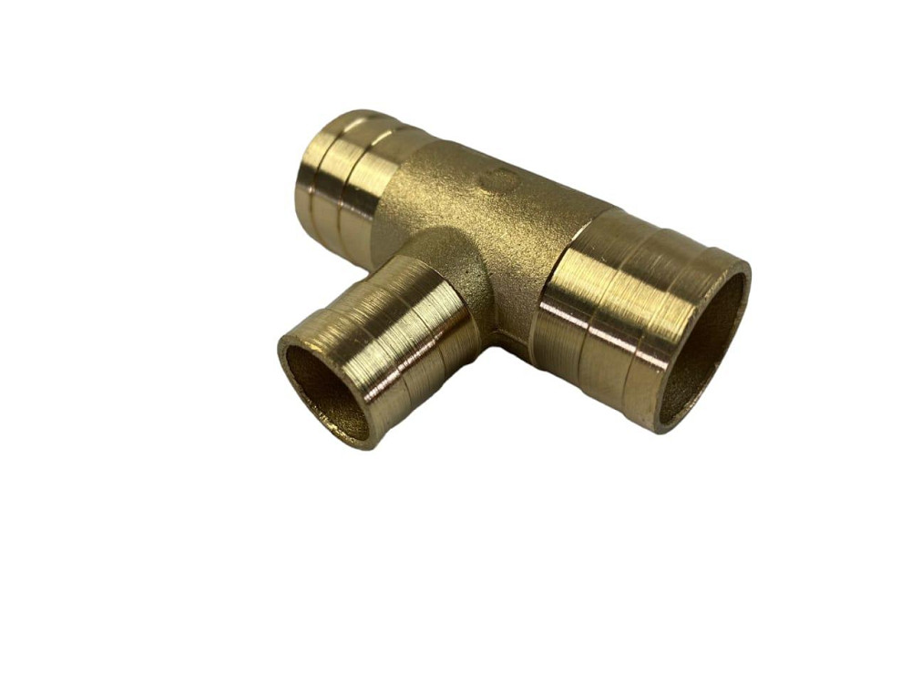 Перехідник шлангів обігрівача (D 22х16х22) латунь (трійник) Мукачево - фото 3