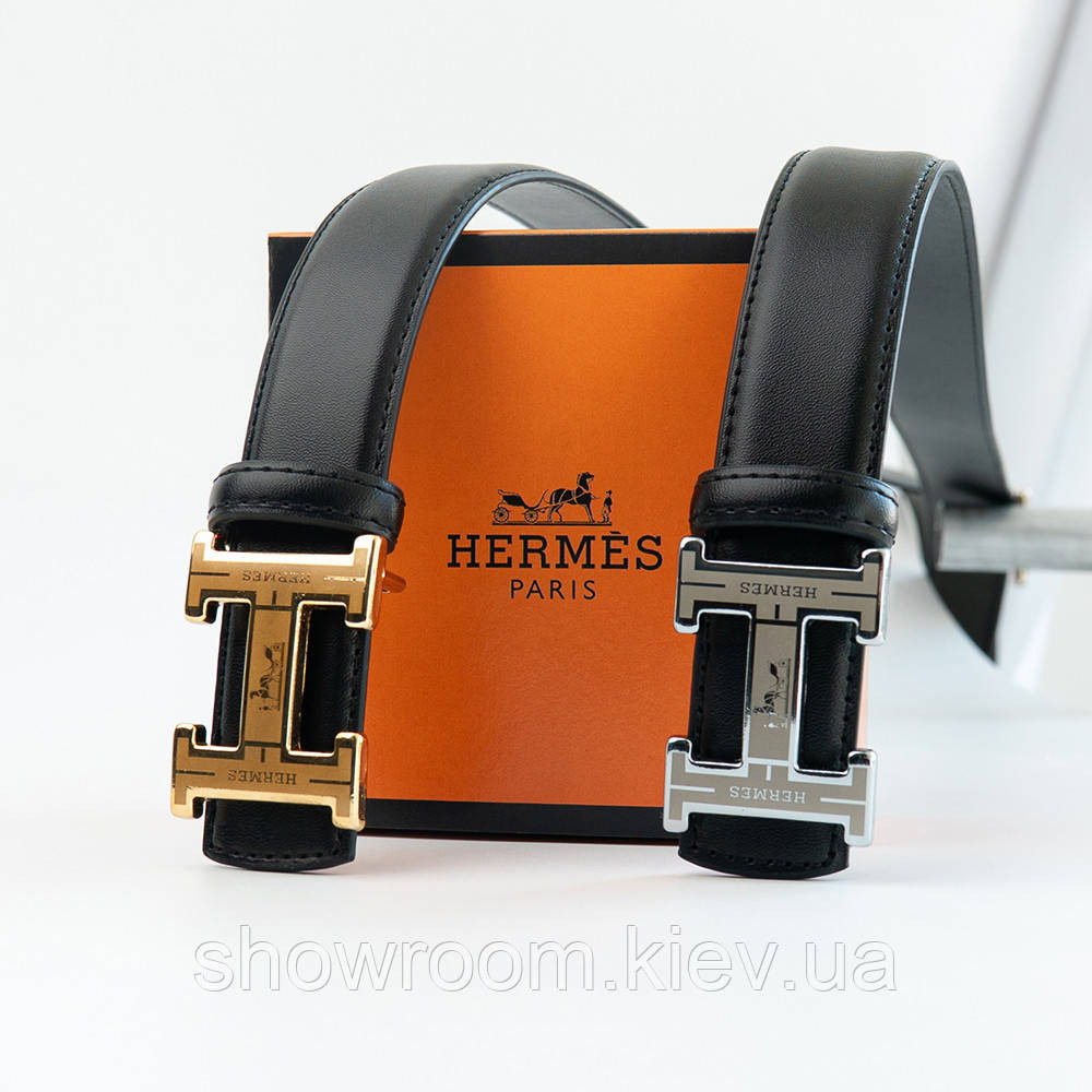Шкіряний брендовий ремінь Hermes Гермес (281-1) Київ - фото 6