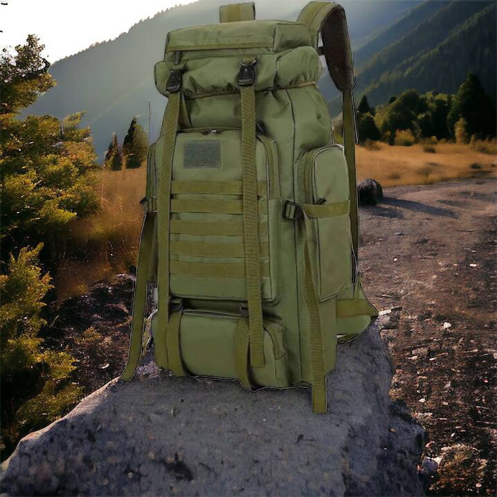 Тактический рюкзак солдатский ЗСУ 70л, Рюкзак для армии Вместительный тактический VT-25 Львов - изображение 1