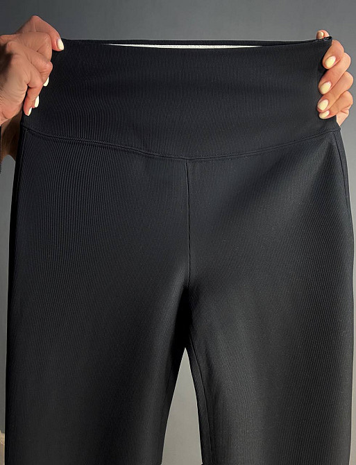 Лосины женские Kenalin W18 клеш утепленные с флисом пуш ап черные, черный, XS Киев - изображение 13