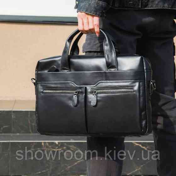 Мужская деловая кожаная сумка Leather Collection (377) Киев