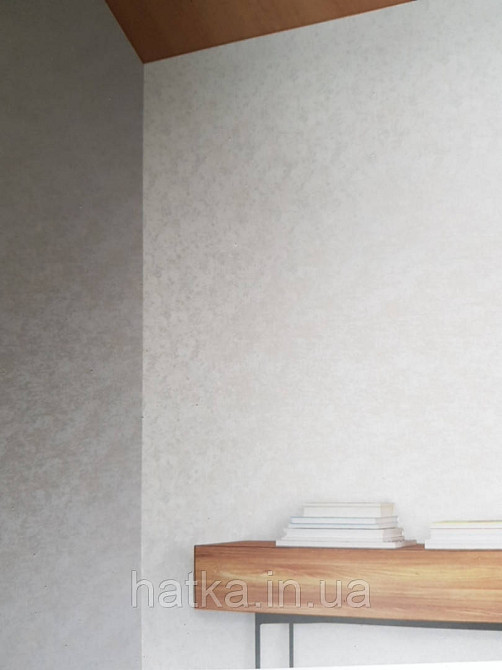 Обои виниловые на флизелине Marburg Imagine 0.53х10 штукатурка под бетон структурные молочные песочные Киев - изображение 1