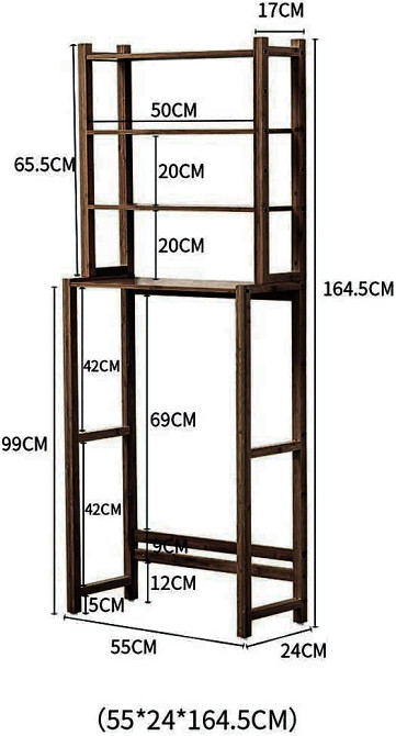 Стелаж над унітазом "Талабей" мокко Миколаїв - фото 1