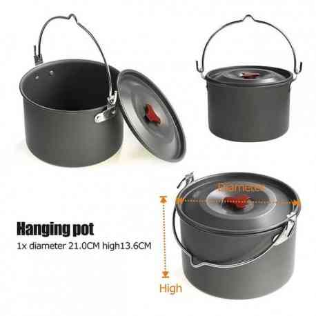 Посуда туристическая 5 в 1 Cooking Set DS-309. а232 Одесса