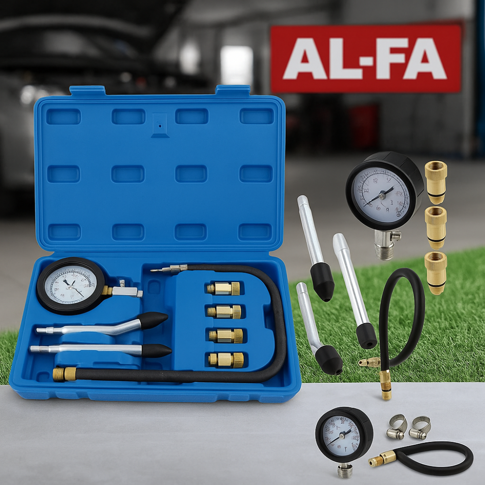 Компресометр ALFA для бензинових двигунів прилад для перевірки компресії інжекторних двигунів для домашньої діагностики Львів - фото 1