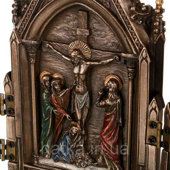 Статуетка Veronese "Триптих" 20*10 см основана сюжет із бронзовим покриттям 76234A4 Київ