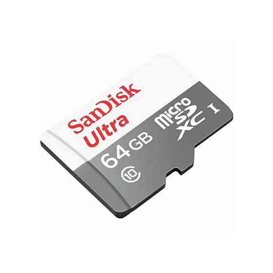 microSDXC (UHS-1) SanDisk Ultra 64Gb class 10 A1 (100Mb/s) Київ