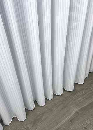 Тюль фактурний щільний жакард “Softline” колір білий 1966т Київ