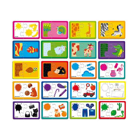 Пазли "Знайди пару. Кольори та забарвлення тварин" VT5003-02 Укр Вінниця