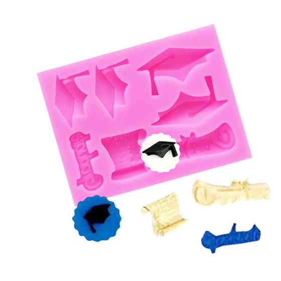 Молд силиконовый конфедератки 85 на 65 мм розовый Киев