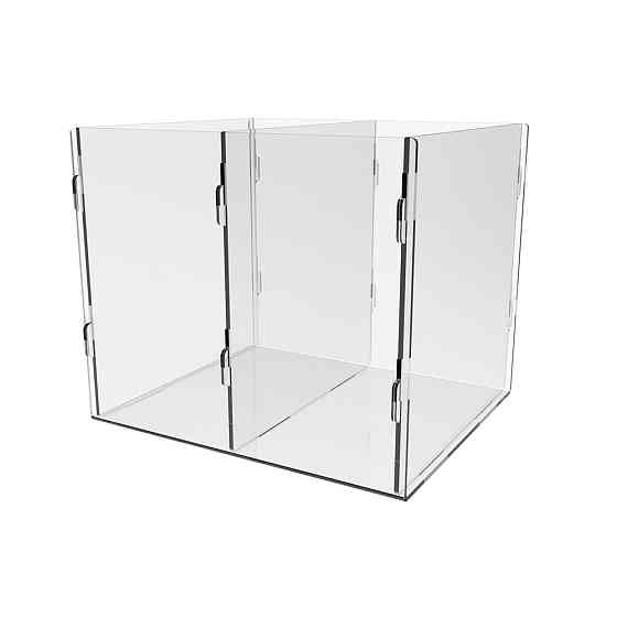 Коробка акрилова EKOSTAR 100х120х100 2 комірки збірна Київ