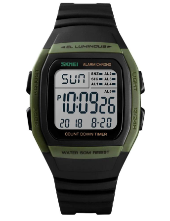 Годинник наручний SKMEI 1278AG, ARMY GREEN, 11374 Дніпро
