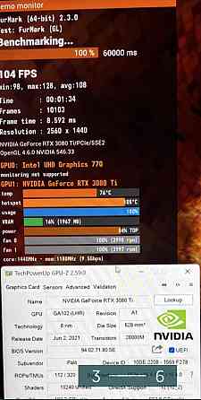 Відеокарта: Palit 3080Ti Gamrock 12Gb. Київ