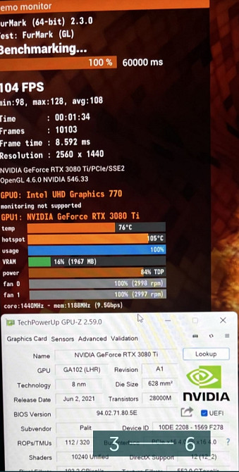 Відеокарта: Palit 3080Ti Gamrock 12Gb. Київ - фото 5