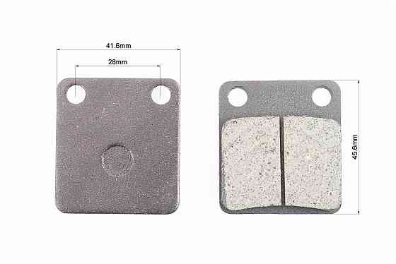 Гальмівні колодки (дискові) Honda DI050 / Tact 50; DAELIM GZ50; SYM- Orbit 50; KYMCO- MXU 400 к-кт 2шт чорні, від 10шт -12% Київ