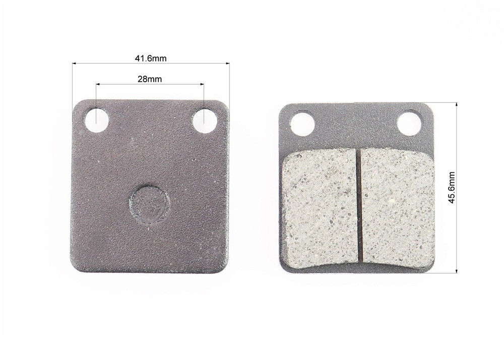 Гальмівні колодки (дискові) Honda DI050 / Tact 50; DAELIM GZ50; SYM- Orbit 50; KYMCO- MXU 400 к-кт 2шт чорні, від 10шт -12% Київ - фото 2