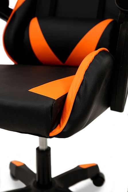 Крісло геймерське Слім, чорний/помаранчевий Киев - изображение 7