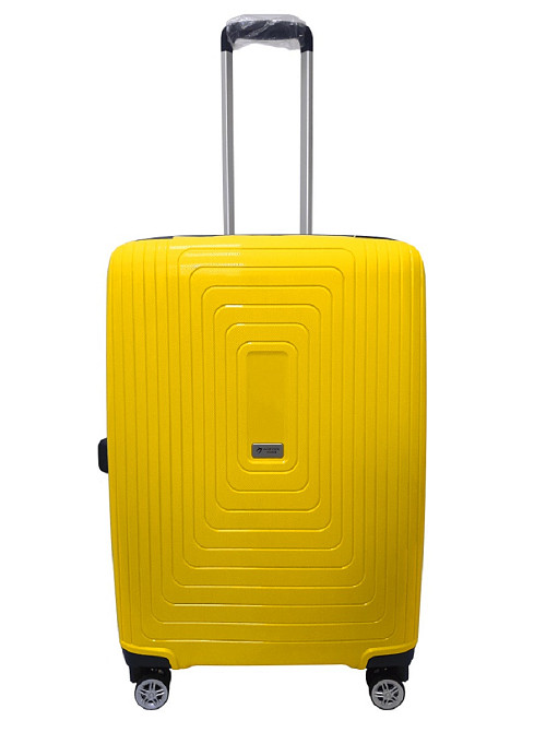 Чемодан пластиковый AIRTEX 241 средний 68 см желтый Киев - изображение 1