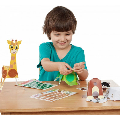Набор для творчества Melissa&Doug Веселые животные Сафари (MD30190) Винница - изображение 4