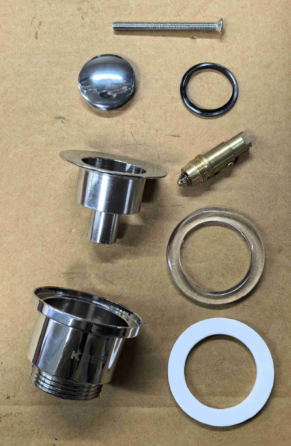 Донний клапан для умивальника Koer PW-02-01 1 1/4''     ( KR3399 ) 20274 Харків