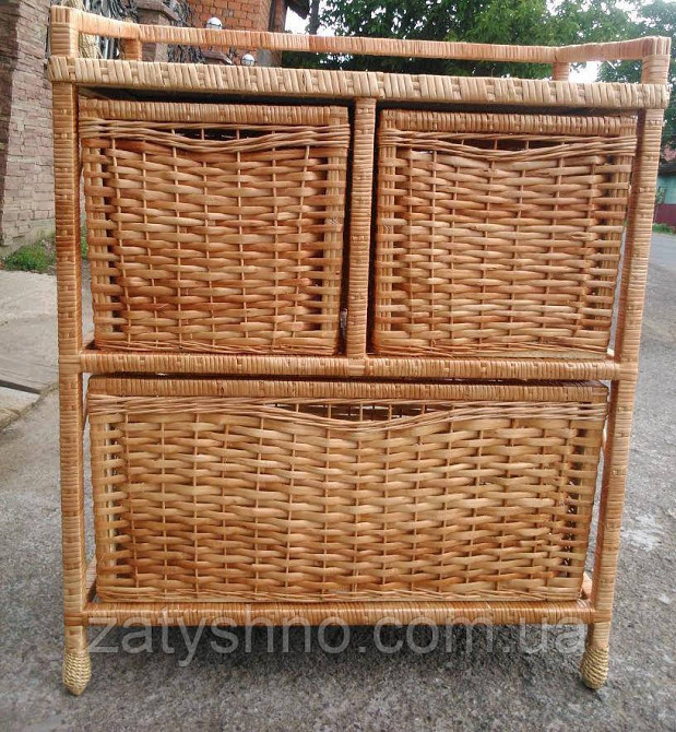Комод из лозы большой для одежды Киев - изображение 4