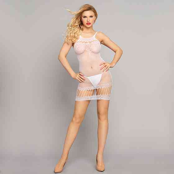 Платье сетка Josephine S/L White Sex Aura Киев