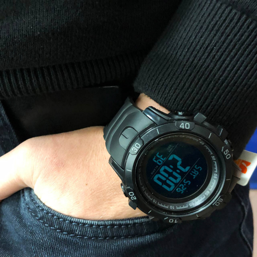 Армейские часы противоударное SKMEI 1475BK BLACK, Часы туристические для выживания GX-25 Львов - изображение 12