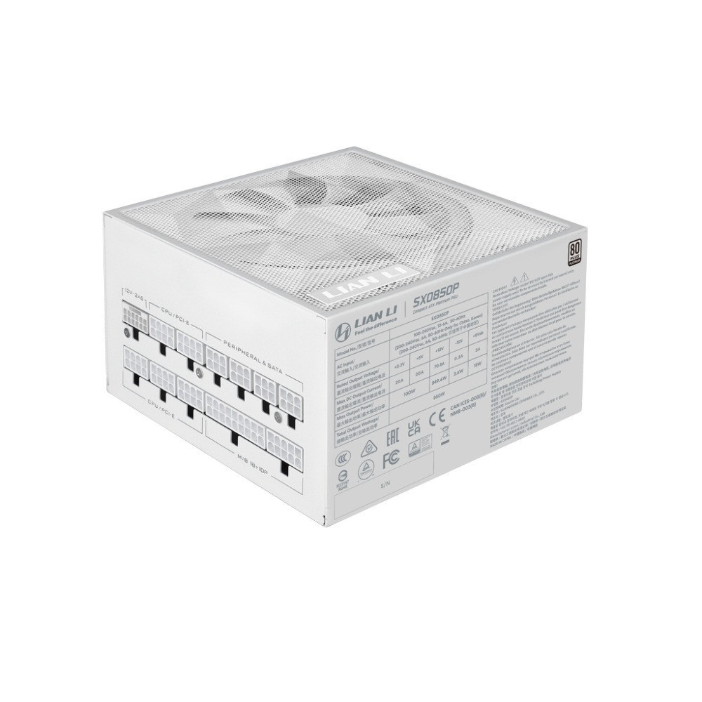 Блок питания Lian Li SX0850P White, EU Cord (G9P.SX0850P.W000.EU) ( 18923 ) Харків - фото 6