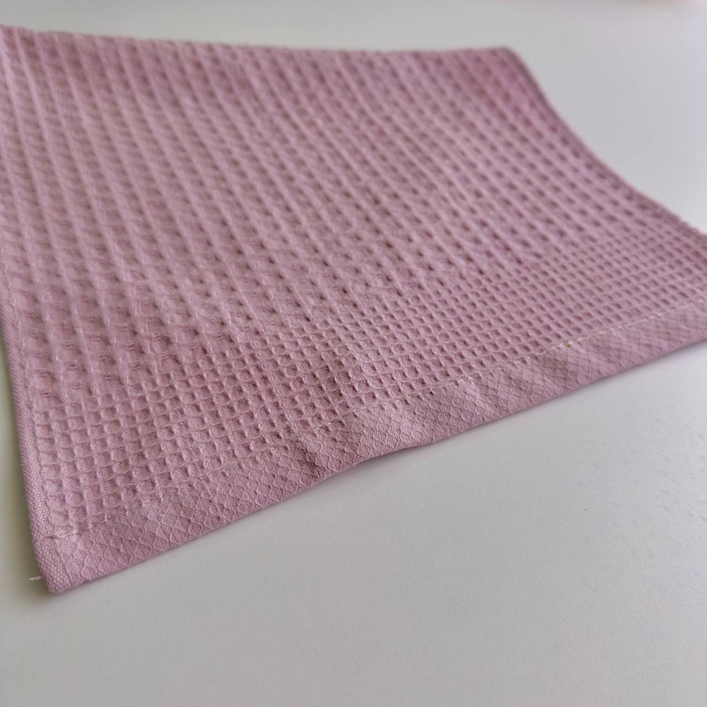 Вафельное полотенце для кухни YouStar 30х50см 220г/м2 (Пудра) Сумы - изображение 2