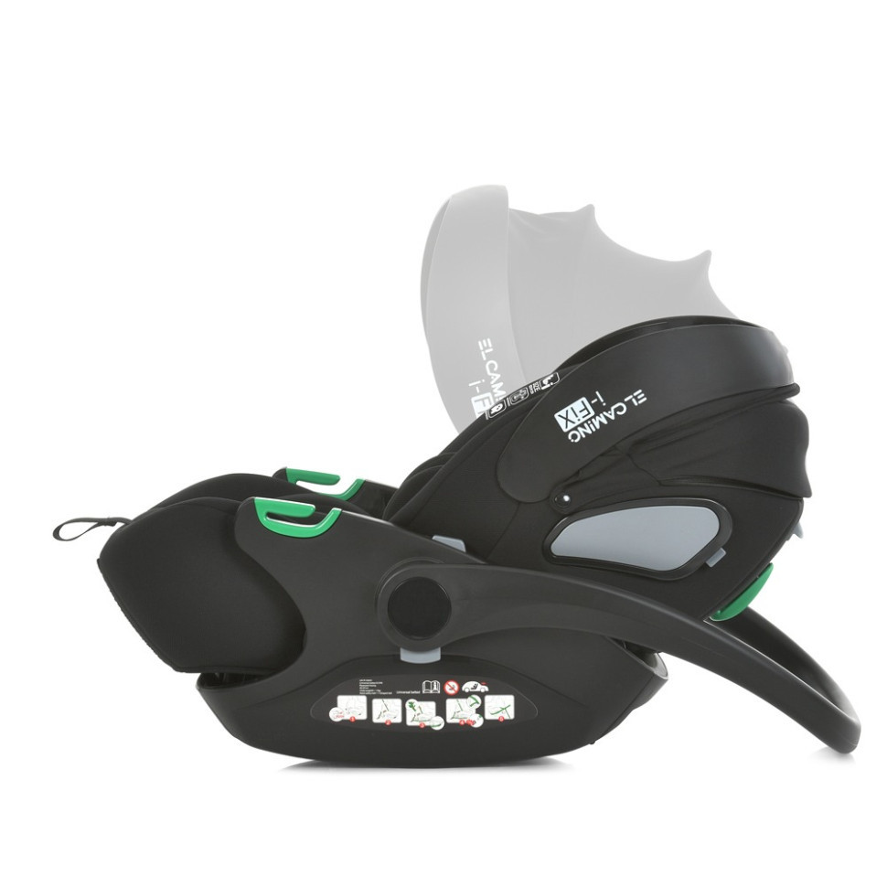 Детское автокресло i-FIX ME 1110 Moon Black Винница - изображение 4