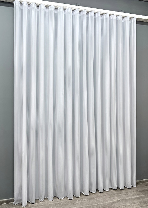 Тюль VR-Textil 1966т Жакард щільний Білий Softline 350х270 см (49-362) Київ - фото 3