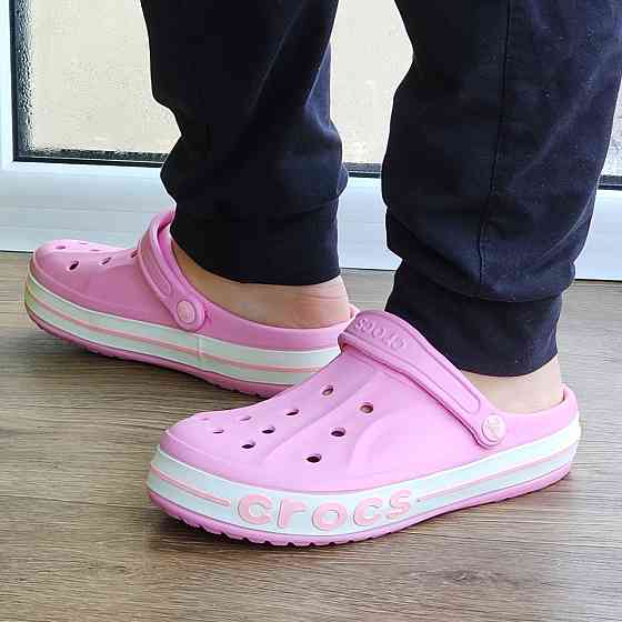 Жіночі Крокси Рожеві капці CROCS Шльопанці (розміри: 34,35,36,37) Дніпро