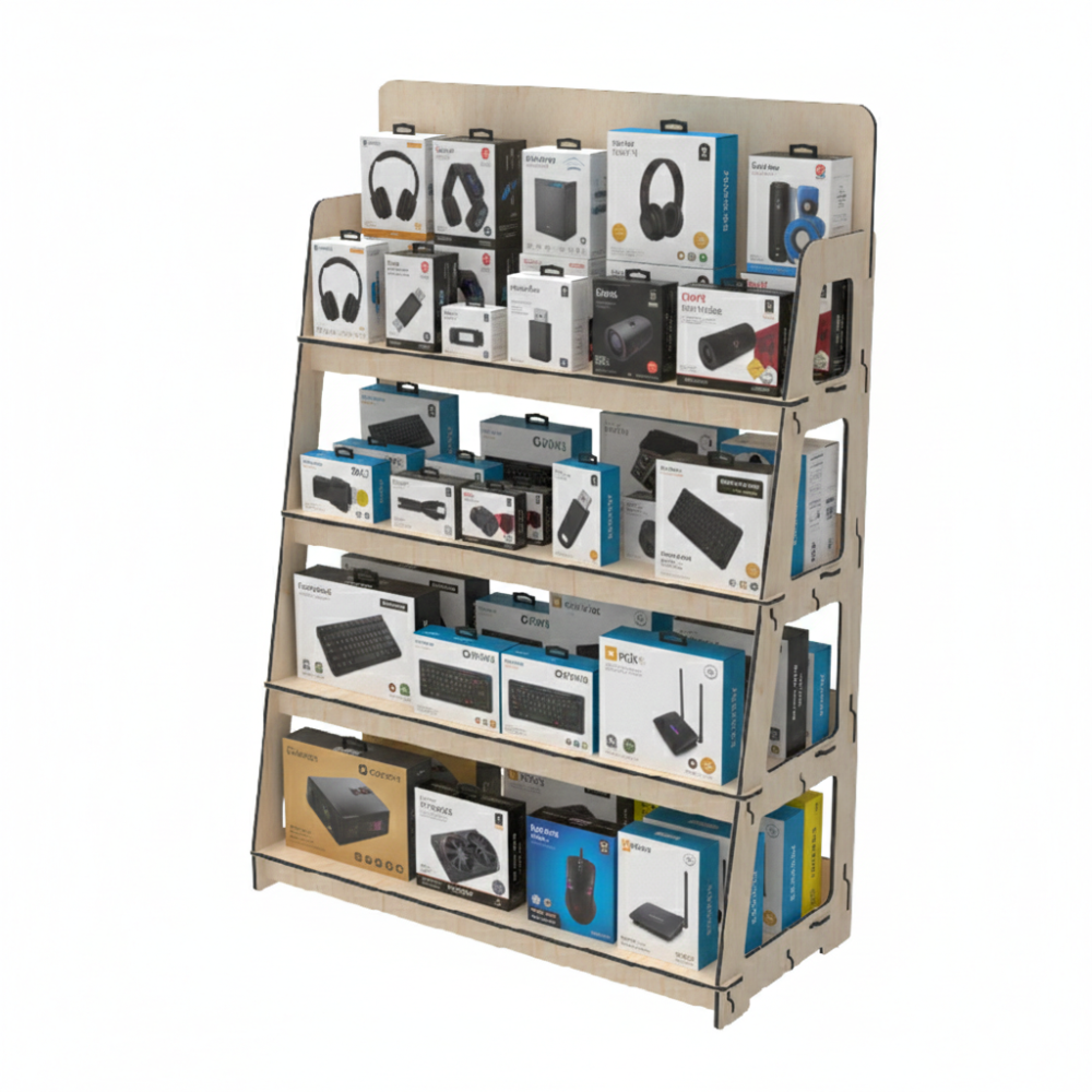 Стеллаж из фанеры EKOSTAR 1000х450х1400 Киев - изображение 1