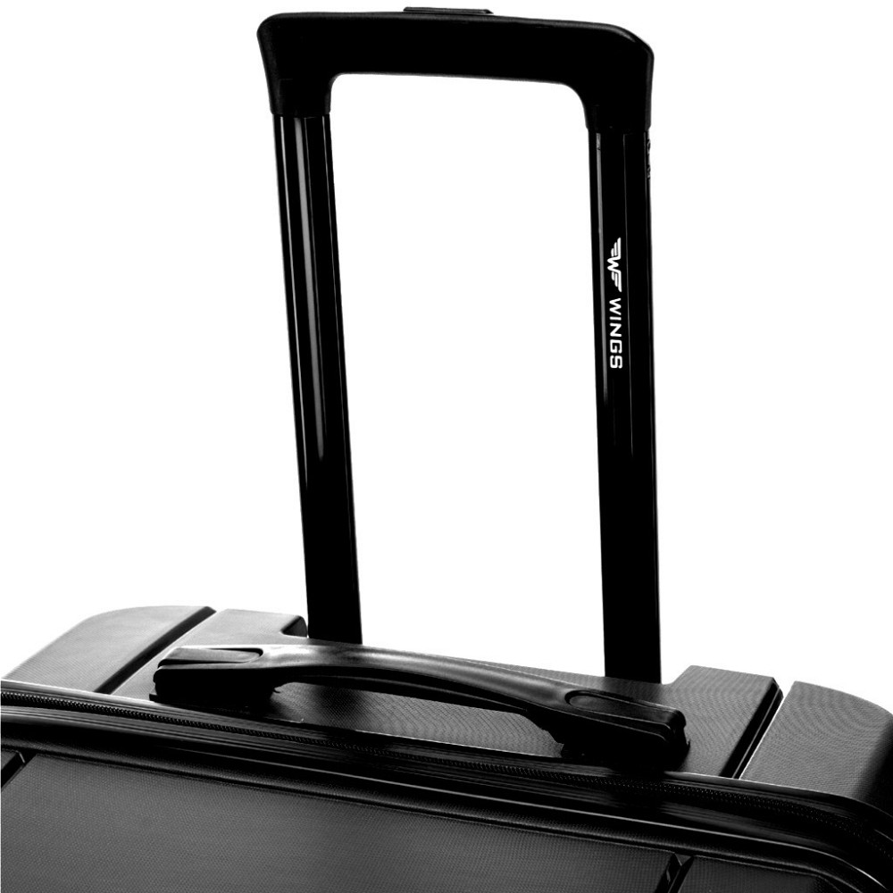 Чемодан полипропиленовый WINGS PP06 средний 69 см черный Киев - изображение 4