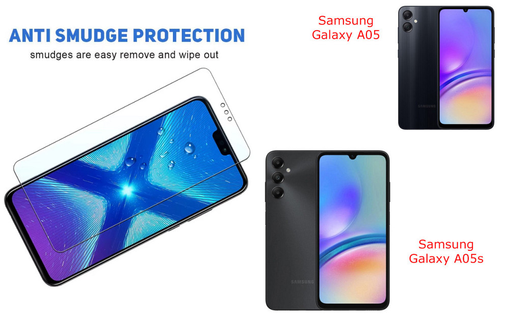 Защитное стекло NeoGlass для Samsung Galaxy A05, Galaxy A05s – ультрапрозрачное и устойчивое Киев - изображение 3