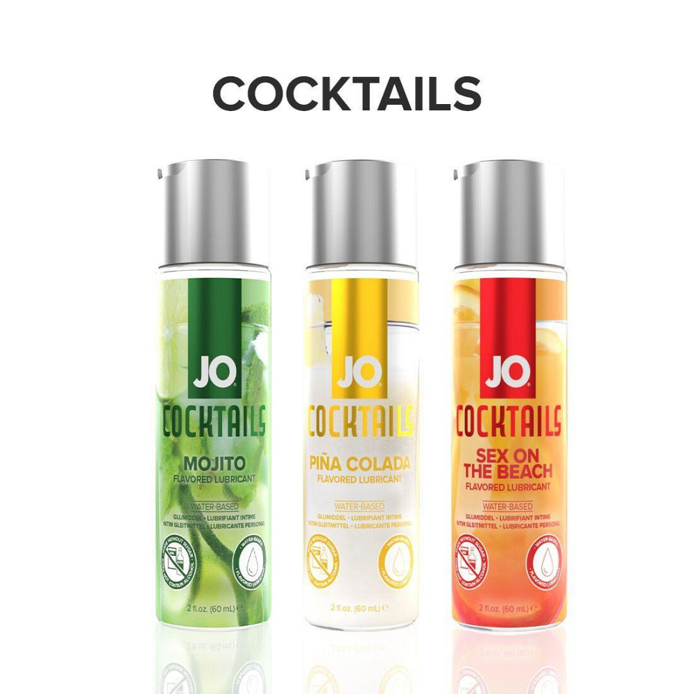 Лубрикант на водній основі JO Cocktails - Mojito без цукру, рослинний гліцерин (60 мл) Sex Aura Київ - фото 6