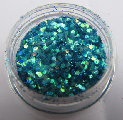 Прикрашання для дизайну нігтів "Брокард", колір бірюза Київ - фото 3