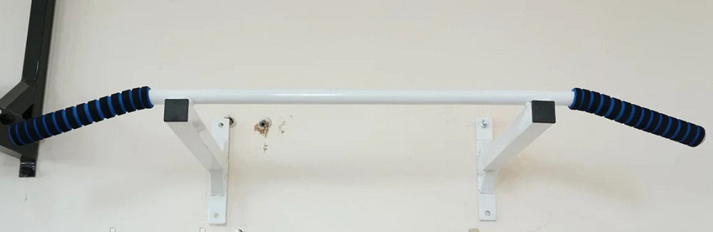 Спортивний настінний турнік А180 з гнутою поперечиною для дому домашній Білий Київ - фото 3