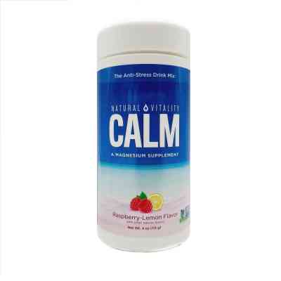 Мінерали Natural Vitality Антистресовий напій, смак малина лимон, CALM, Powder Raspberr (PTG00009) Вінниця