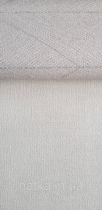 Шпалери вінілові на флізеліні Rasch Golden Hour метрові однотонні структурні під тканину мішковину білі Київ - фото 3