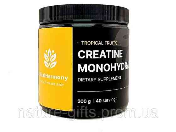 Креатин моногідрат Creatine Monohydrate TROPICAL FRUITS VitalHarmony, 90 капсул Дніпро