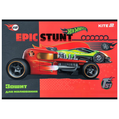 Альбом для малювання Kite Hot Wheels, 12 аркушів (HW25-241) Вінниця - фото 5