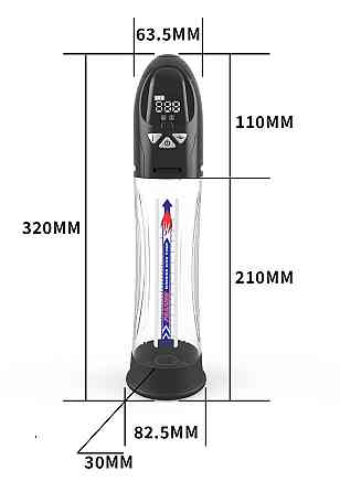 Водонепроницаемая, автоматическая вакуумная помпа с зарядкой от USB CANWIN Water Pump LCD, P466AU Sex Aura Киев