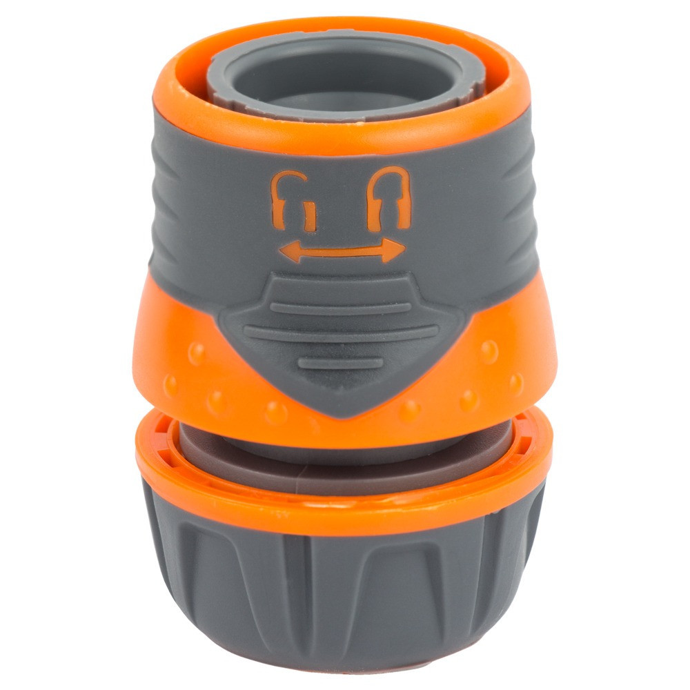 Конектор 1⁄2" швидкознімний для шланга 1⁄2" із замком (ABS+TPR) FLORA (5015464) Київ - фото 2