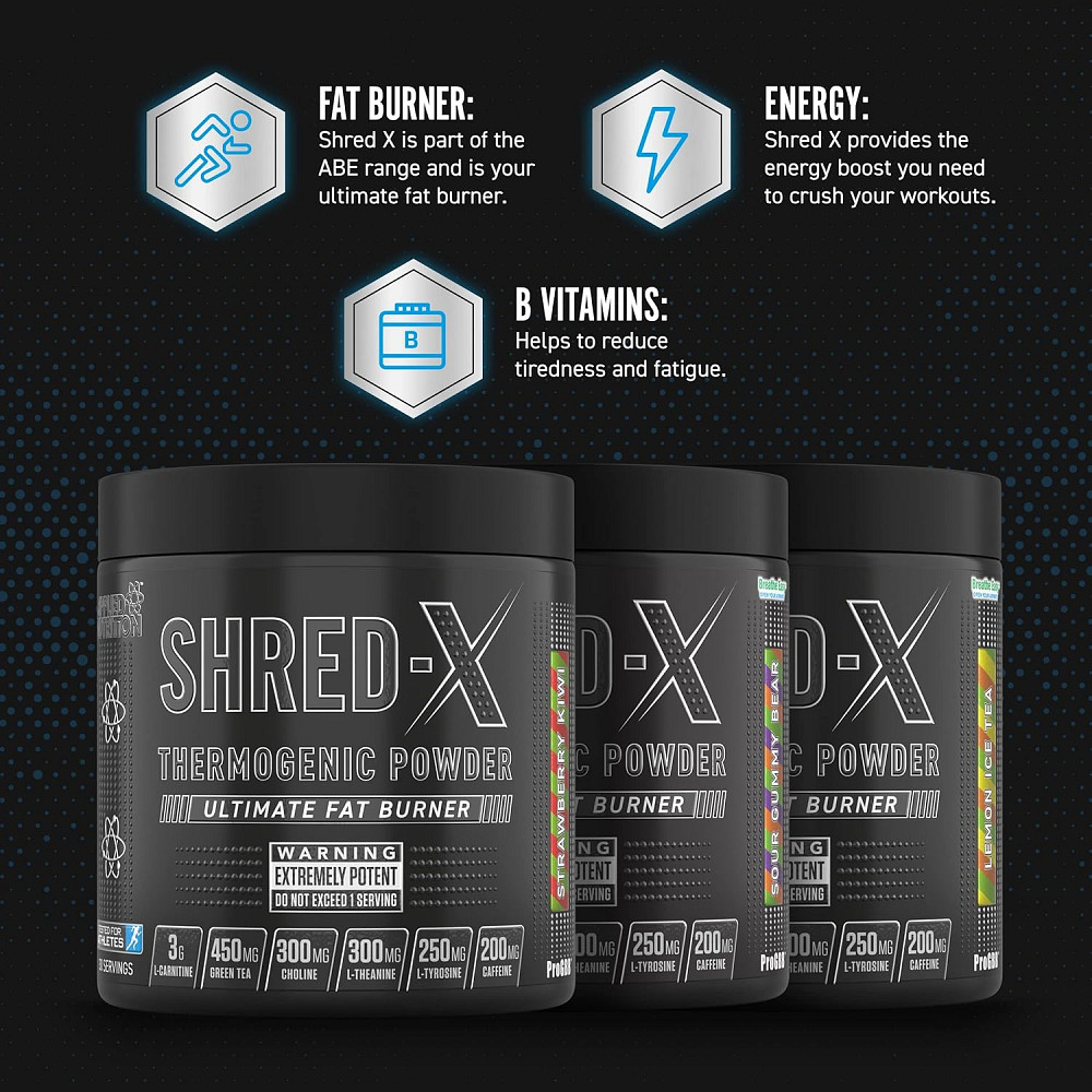 Жироспалювач Applied Nutrition Shred X Fat Burner (300g - 30 Servings) (Lemon Ice Tea) Луцьк - фото 3