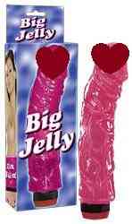 Вибратор BIG JELLY малиновый Sex Aura Киев