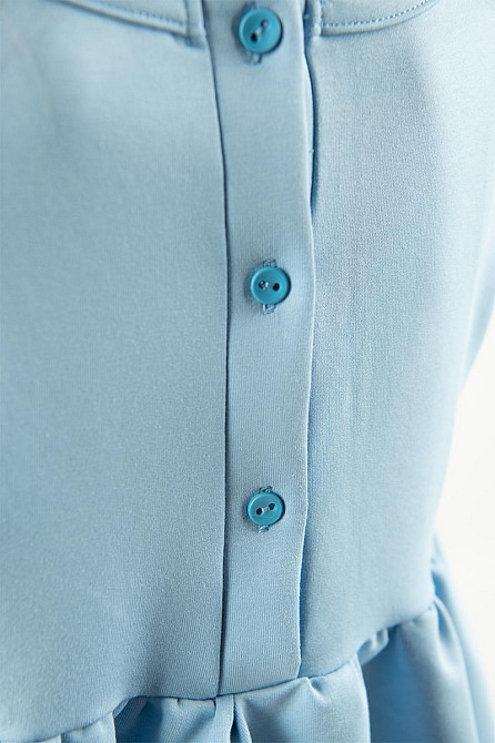 Плаття для дівчинки, блакитне, кавове, попелясто-рожеве (двохнитка) топ Київ - фото 9