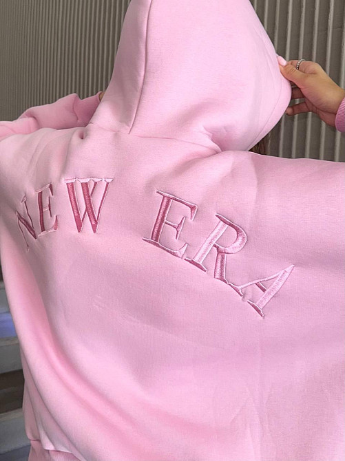 Женская утепленная оверсайз худи трехнить на флисе Одесса - изображение 10