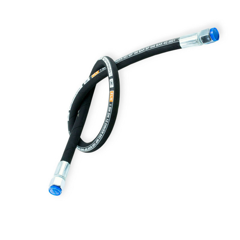 Рукав тиску (РВД) S27 L=1,4 1sn DN12 (Євро) високого Мукачево - фото 1