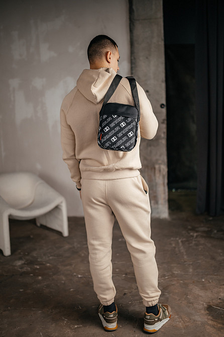 Барстека Nike, Чоловіча сумка через плече, Текстова барсетка на три відділення, Брендаова сумкаMasterSem Київ - фото 3